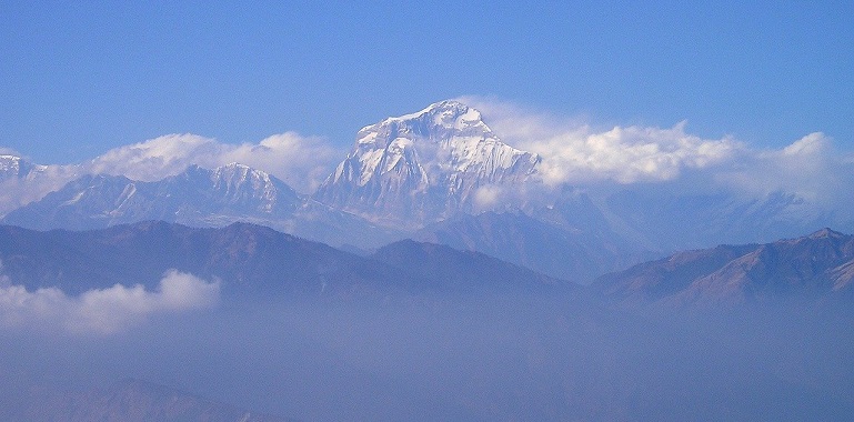 Himalaia visivel da Índia